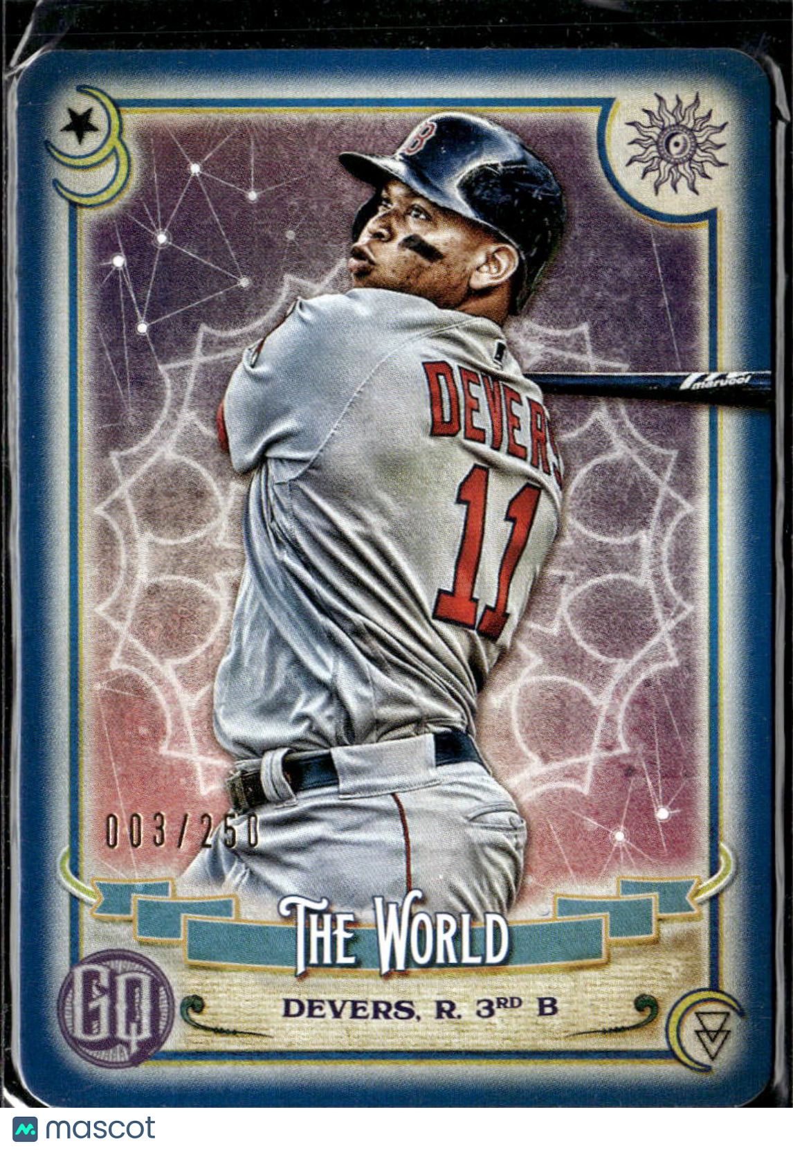 Rafael Devers 2020 Topps Gypsy Queen Tarot of the Diamond /250 Boston Red Sox