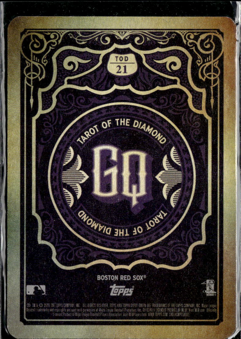 Rafael Devers 2020 Topps Gypsy Queen Tarot of the Diamond /250 Boston Red Sox