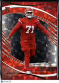 Josh Simmons 2025 Absolute Orange RC /825 Kansas City Chiefs