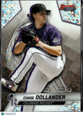 Chase Dollander 2025 Bowman's Best Mini Diamond RC /299 Colorado Rockies