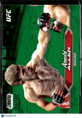 Arnold Allen 2025 Topps Stadium Club UFC Green 54/199