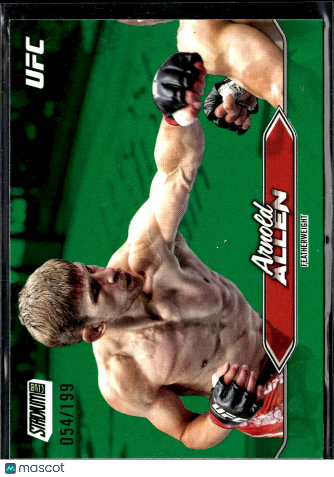 Arnold Allen 2025 Topps Stadium Club UFC Green 54/199
