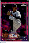Jhony Brito 2021 Topps Chrome RC Pink Lava Refractor /299 New York Yankees