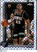 Cedric Coward 2026 Topps Chrome Update XFractor RC Memphis Grizzlies