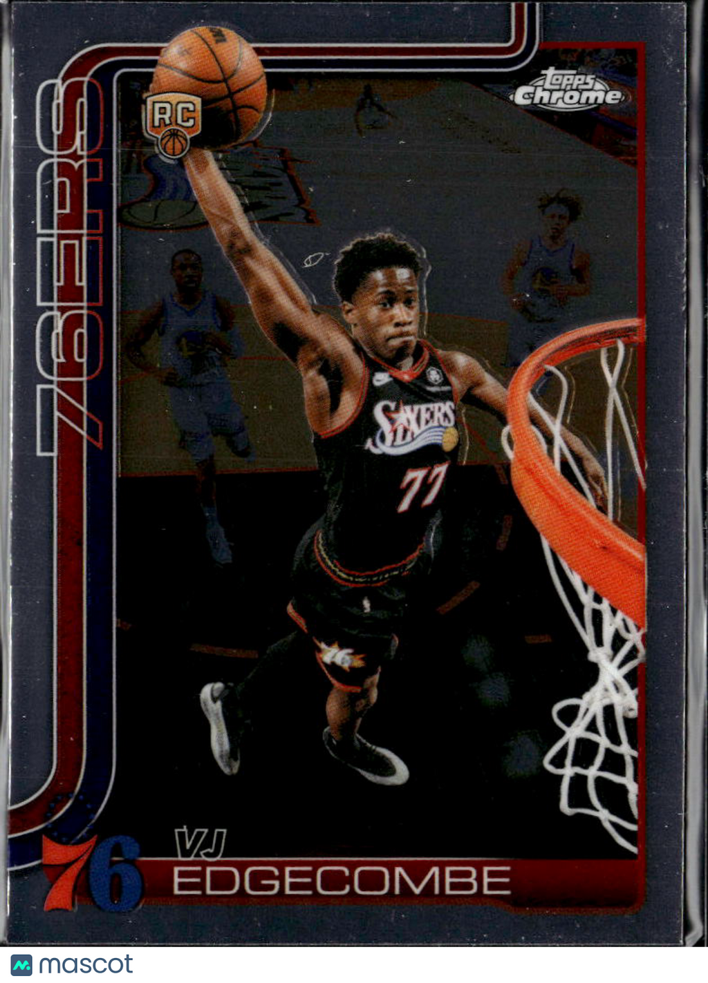 VJ Edgecombe 2026 Topps Chrome Update Rookie RC Philadelphia 76ers