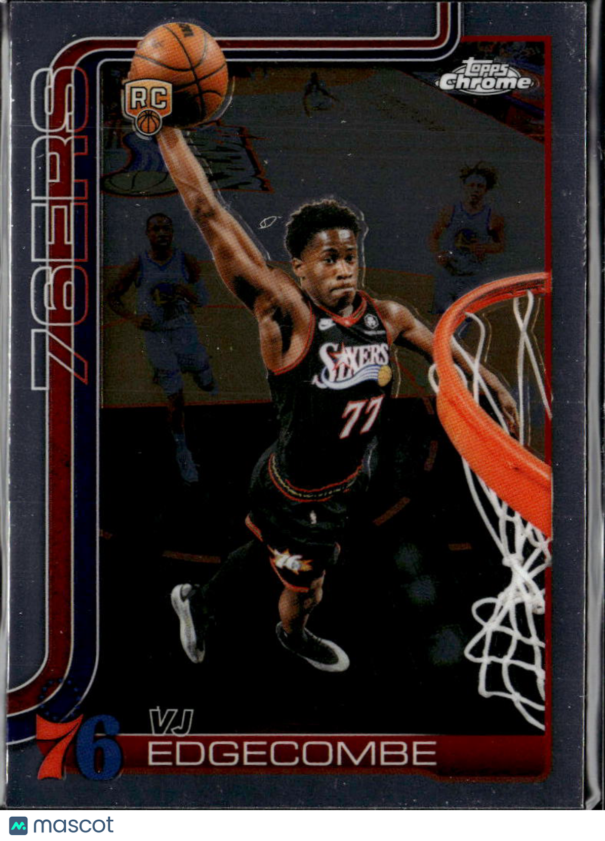 VJ Edgecombe 2026 Topps Chrome Update Rookie RC Philadelphia 76ers