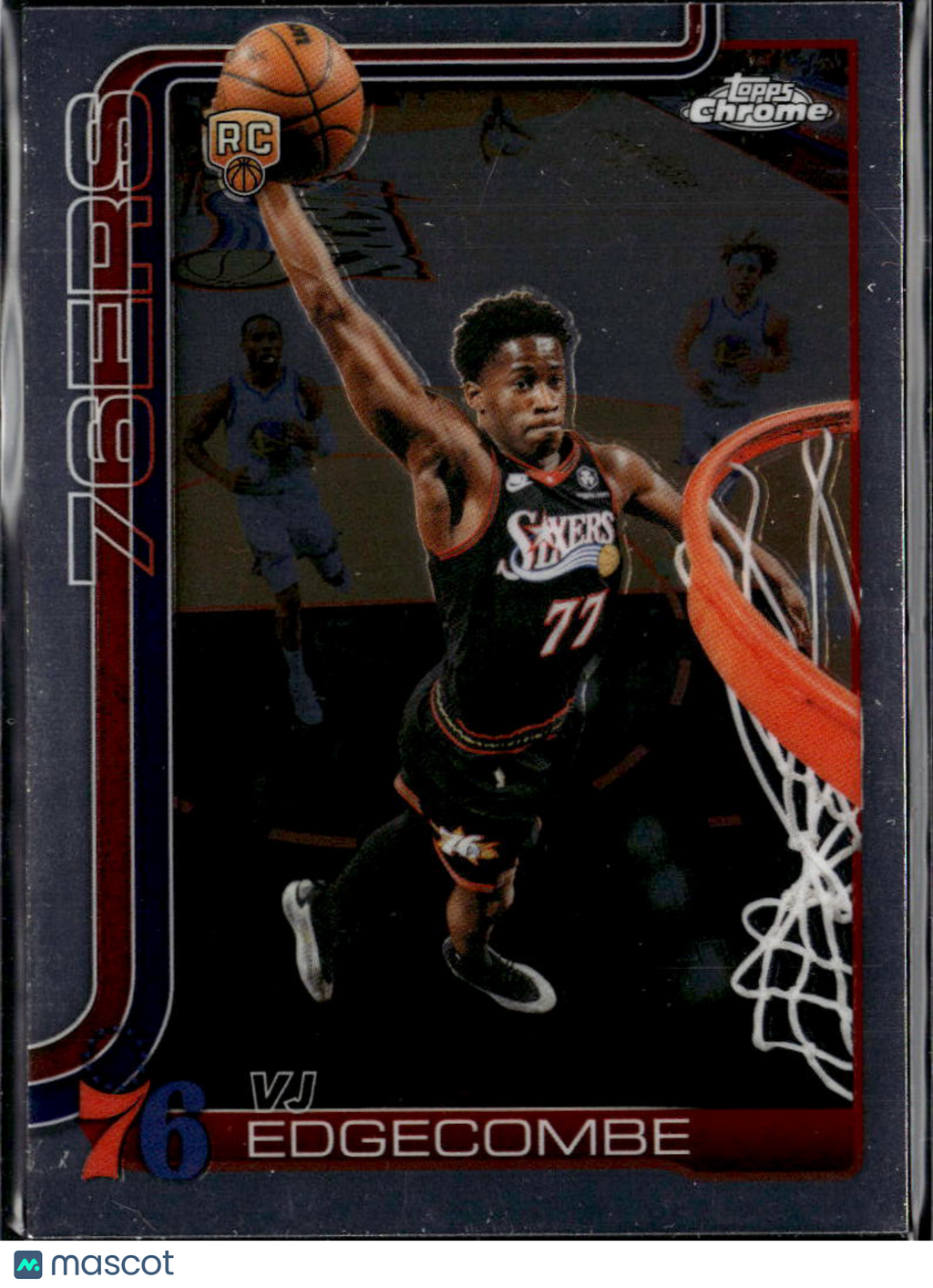 VJ Edgecombe 2026 Topps Chrome Update Rookie RC Philadelphia 76ers