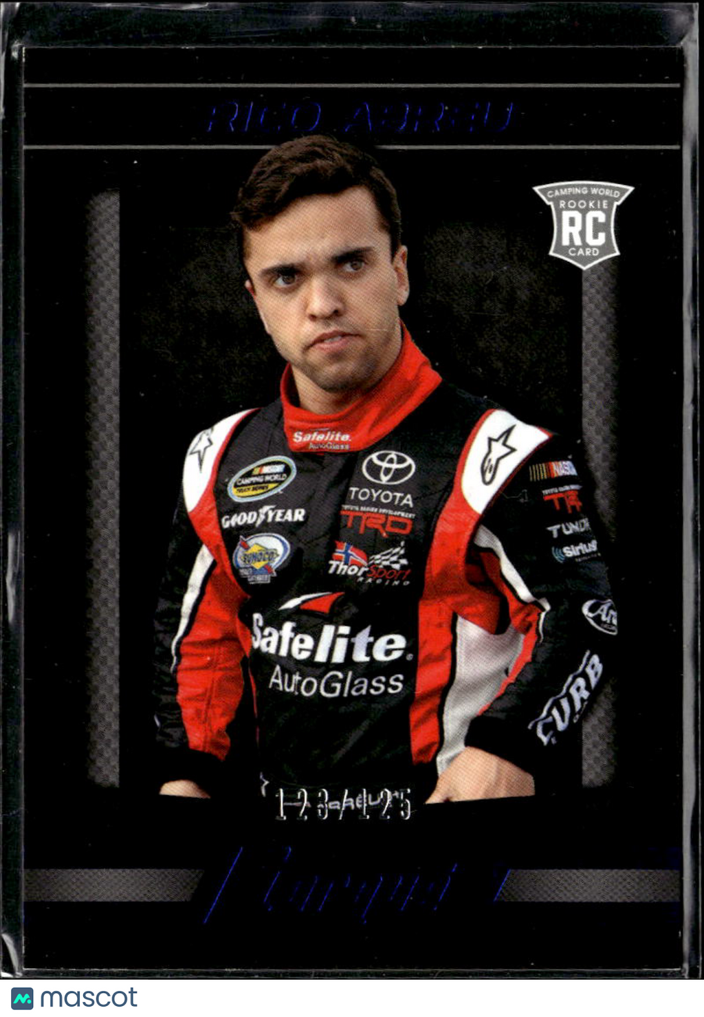 Rico Abreu 2016 Panini Torque Racing RC Rookie 123/125