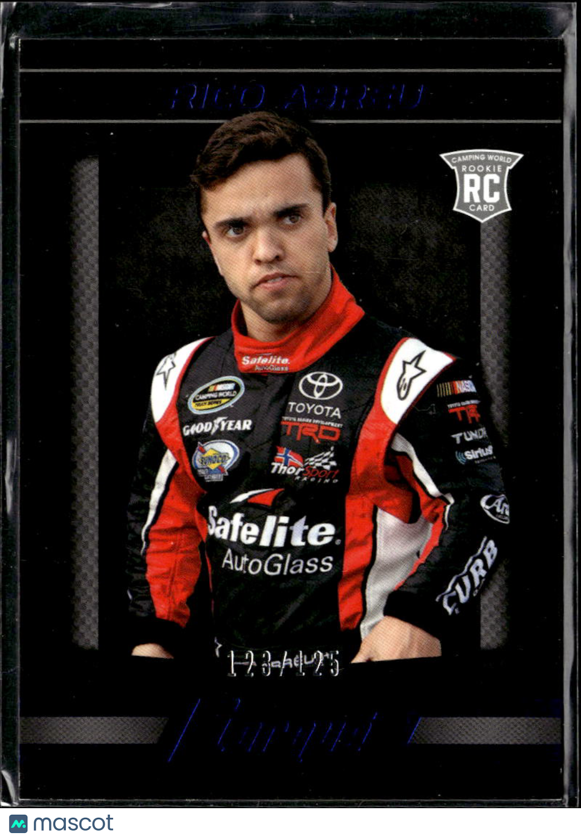 Rico Abreu 2016 Panini Torque Racing RC Rookie 123/125