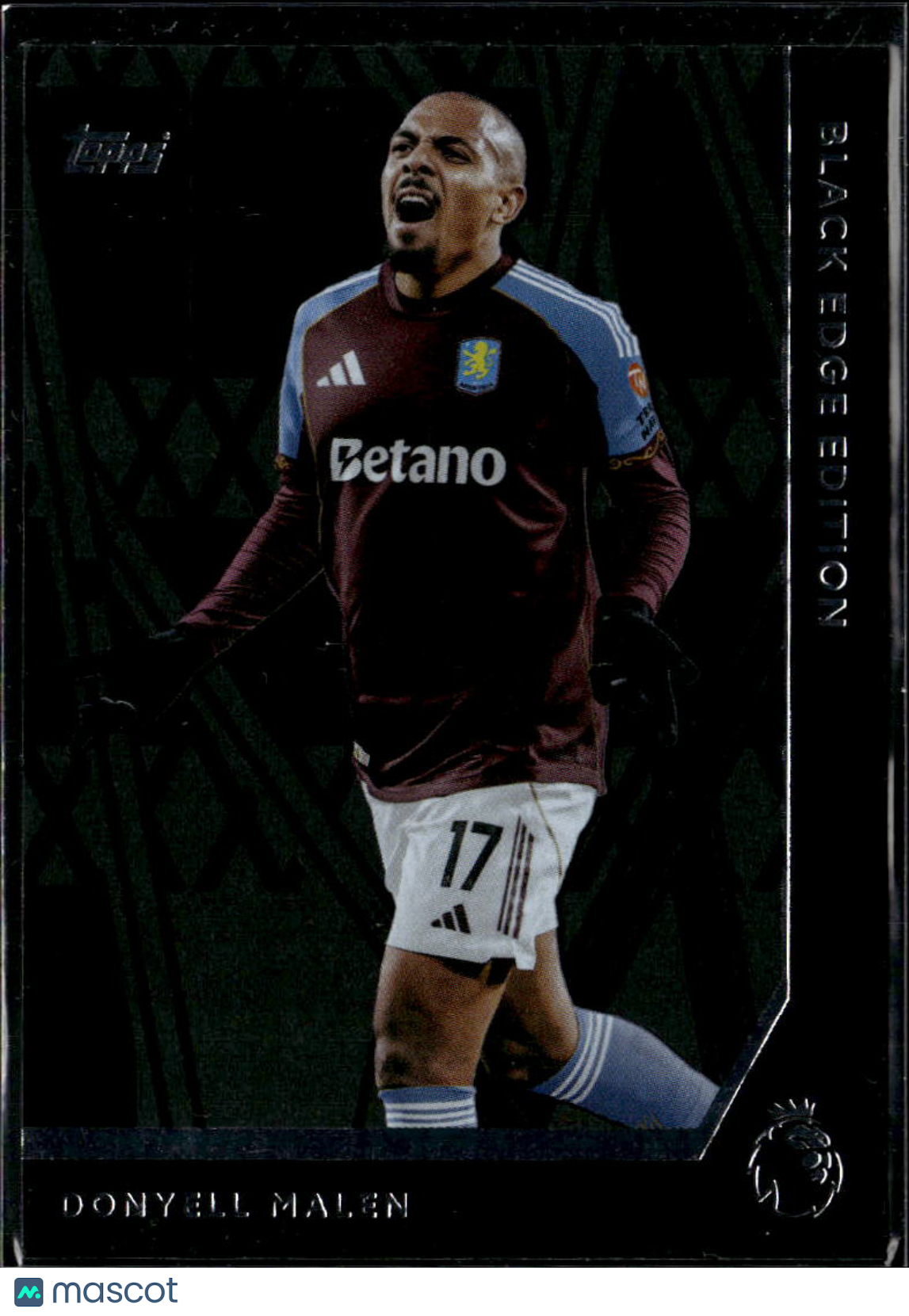 Donyell Malen 2025 Topps Black Edge Edition Aston Villa