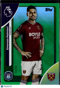 Emerson Palmieri 2025 Topps Premier League Green 51/99 West Ham United