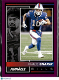 Khalil Shakir 2025 Panini Encore Pinnacle 17/75 Buffalo Bills