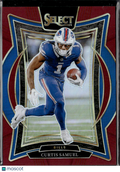 Curtis Samuel 2024 Select Concourse Red 47/149 Buffalo Bills