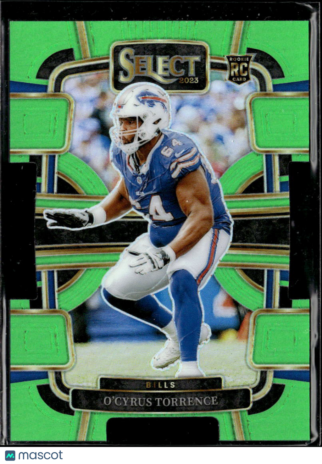O'Cyrus Torrence 2023 Select RC Lime Green 347/599 Buffalo Bills