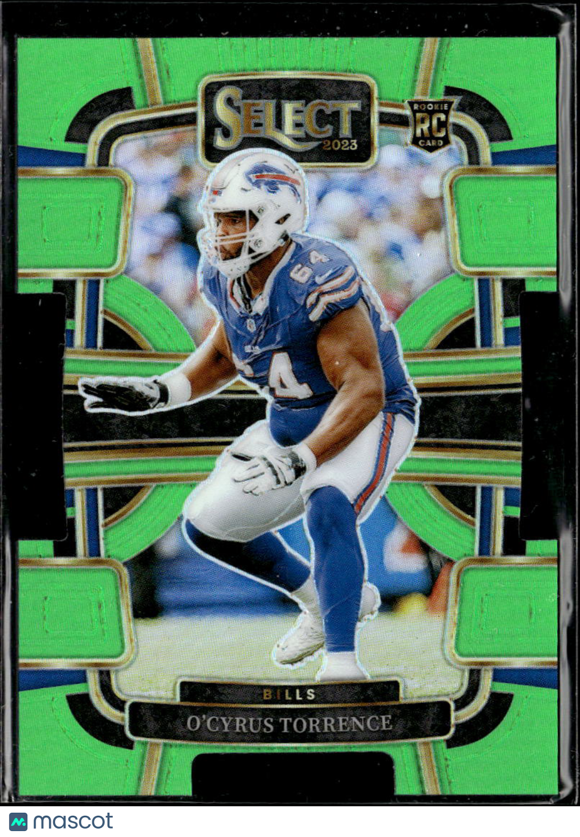 O'Cyrus Torrence 2023 Select RC Lime Green 347/599 Buffalo Bills