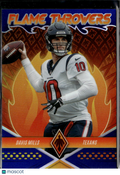 Davis Mills 2022 Phoenix Flame Throwers Blue 10/35 JERSEY NUMBER Houston Texans
