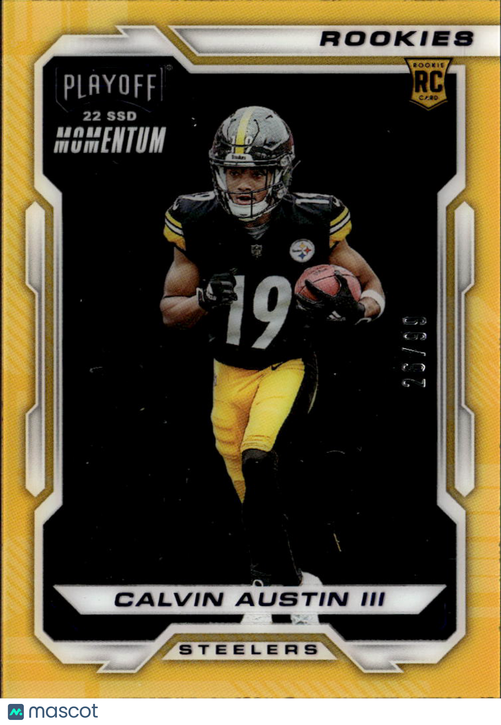 Calvin Austin III 2023 Chronicles Playoff Momentum RC /99 Pittsburgh Steelers