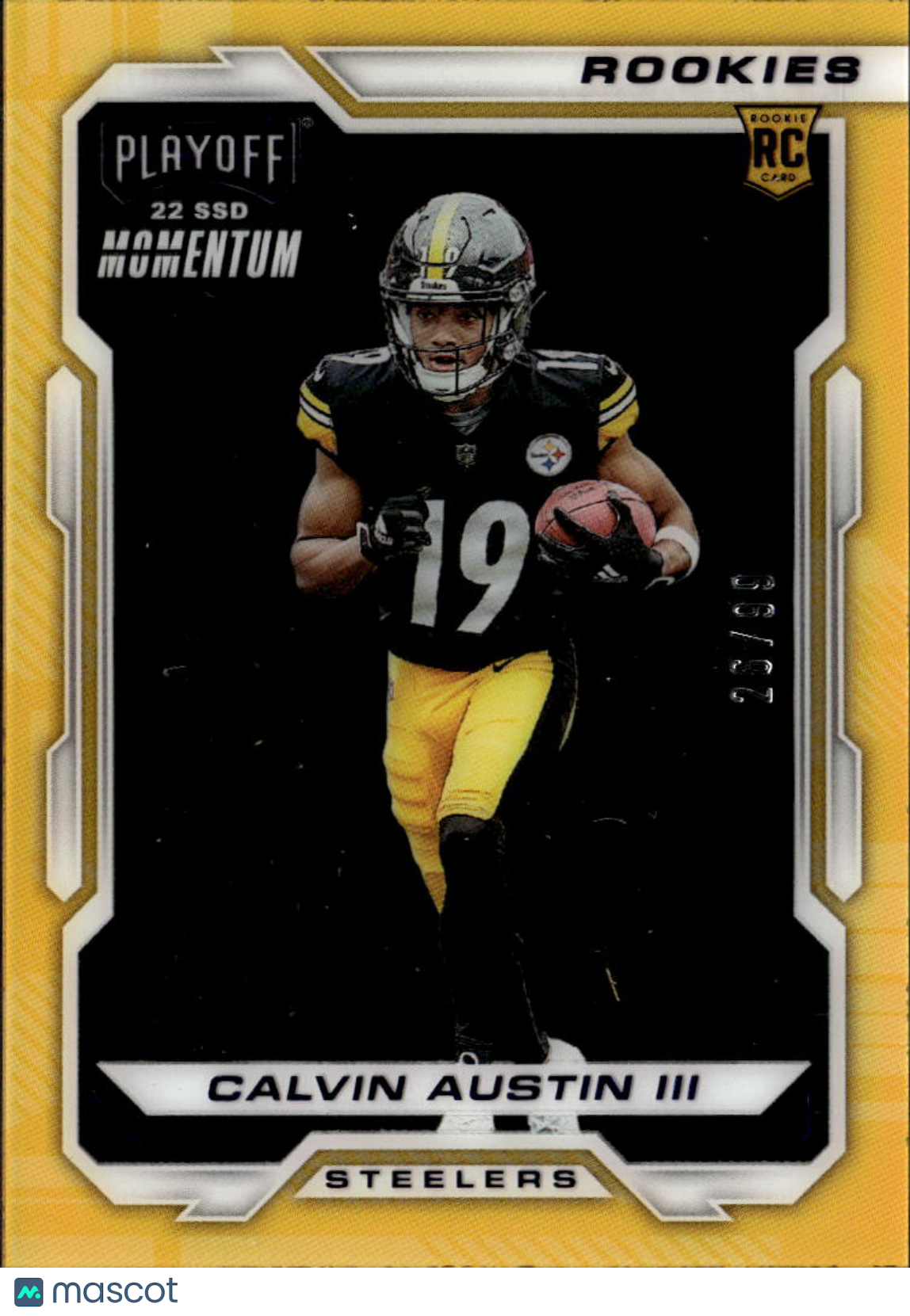 Calvin Austin III 2023 Chronicles Playoff Momentum RC /99 Pittsburgh Steelers