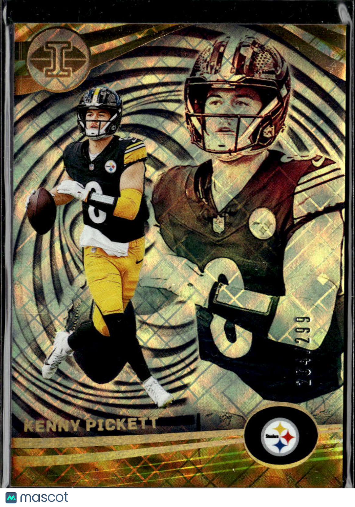 Kenny Pickett 2023 Illusions Yellow Diamond 204/299 Pittsburgh Steelers