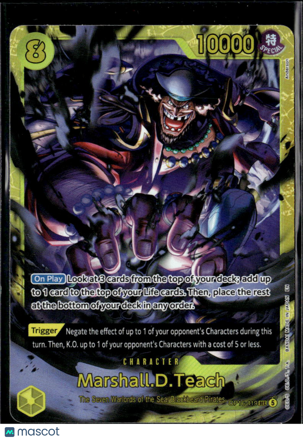 Marshall.D.Teach Awakening of the New Era Holo