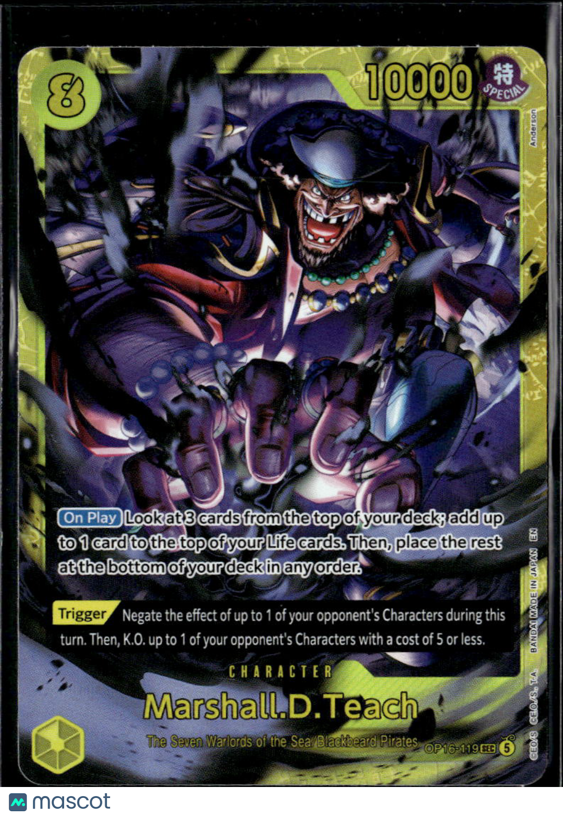 Marshall.D.Teach Awakening of the New Era Holo