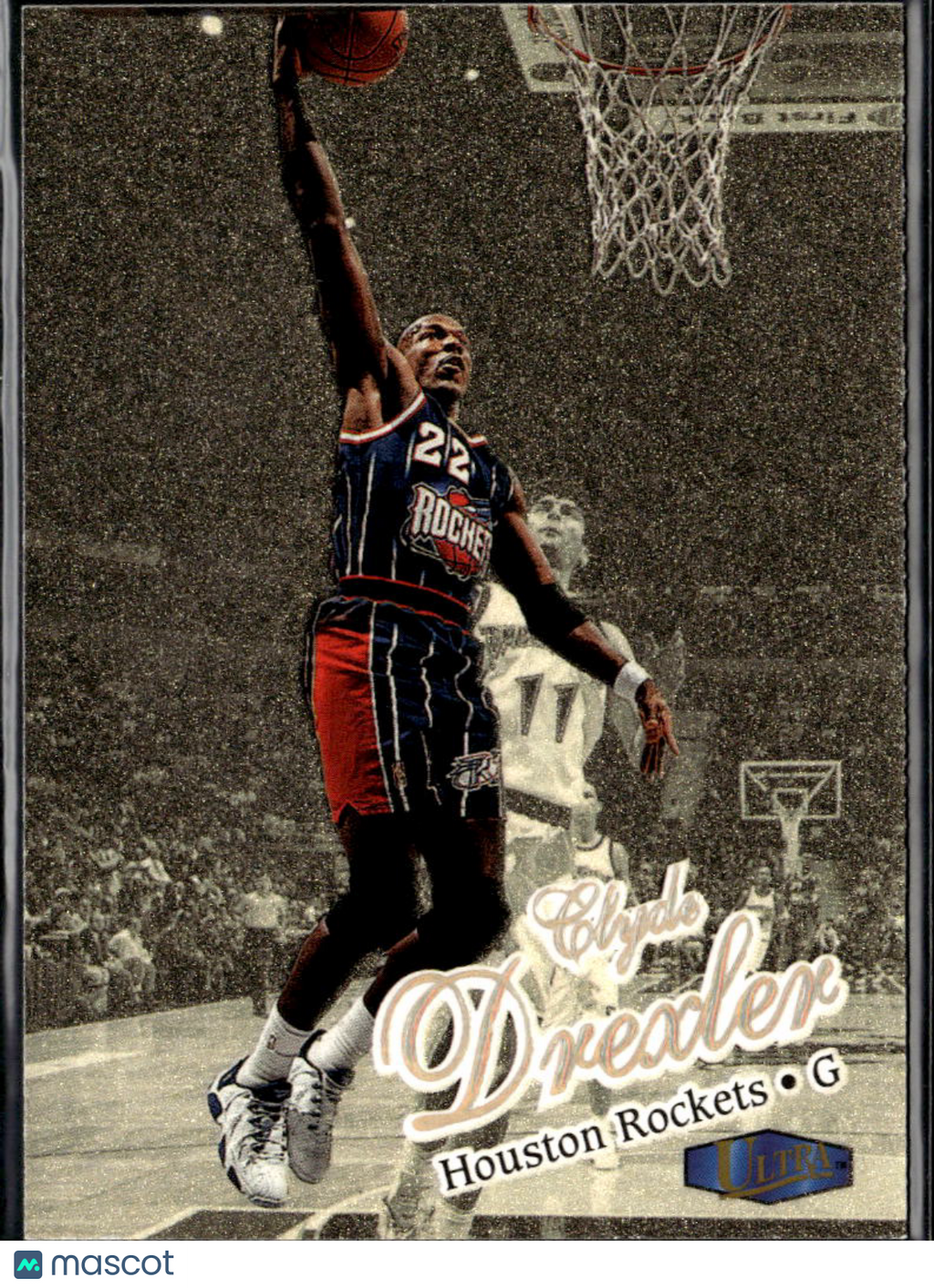Clyde Drexler 1997-98 Fleer Ultra Gold Medallion Houston Rockets
