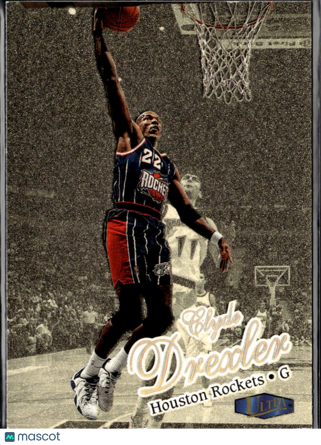 Clyde Drexler 1997-98 Fleer Ultra Gold Medallion Houston Rockets