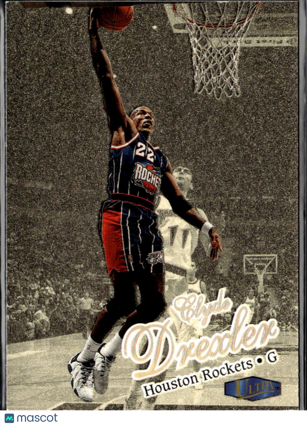 Clyde Drexler 1997-98 Fleer Ultra Gold Medallion Houston Rockets