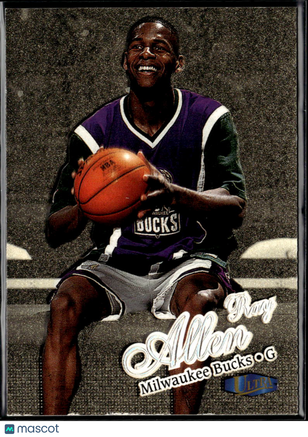 Ray Allen 1997-98 Fleer Ultra Gold Medallion Milwaukee Bucks