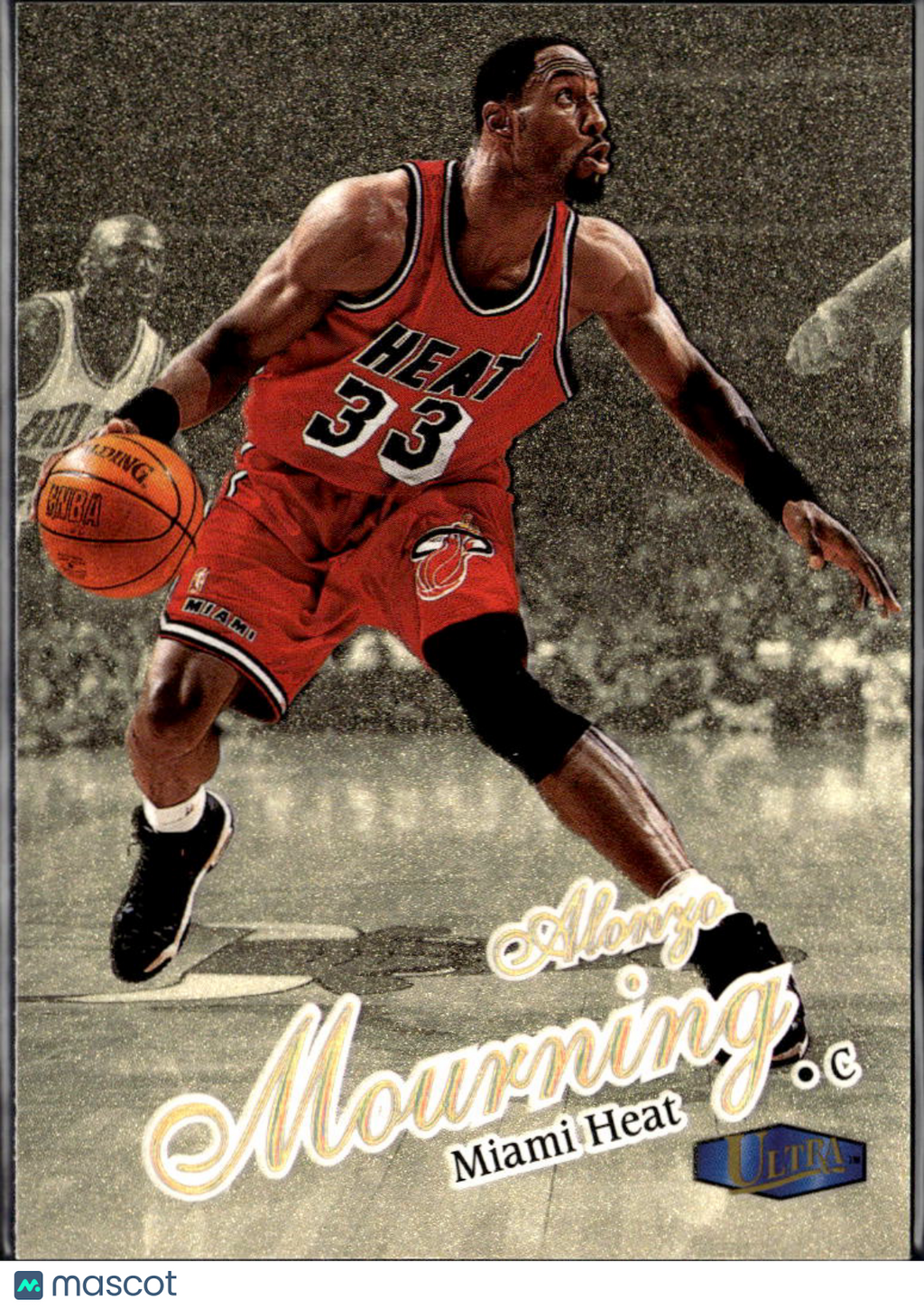Alonzo Mourning 1997-98 Fleer Ultra Gold Medallion Edition Miami Heat