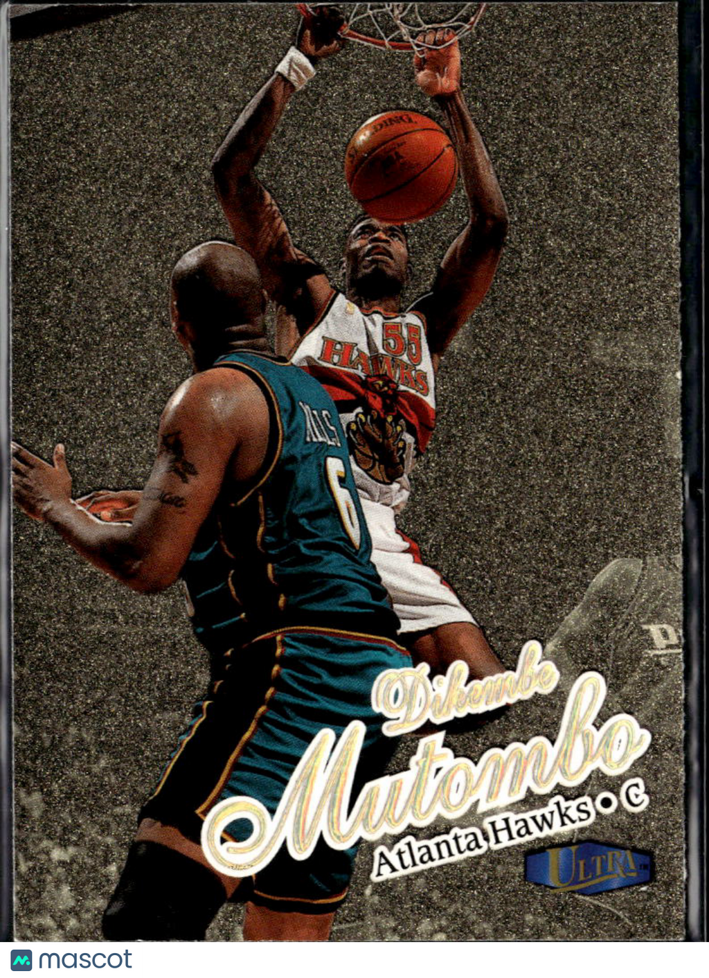 Dikembe Mutombo 1997-98 Fleer Ultra Gold Medallion Edition Atlanta Hawks