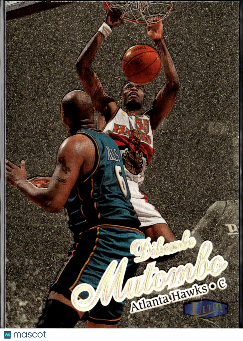Dikembe Mutombo 1997-98 Fleer Ultra Gold Medallion Atlanta Hawks