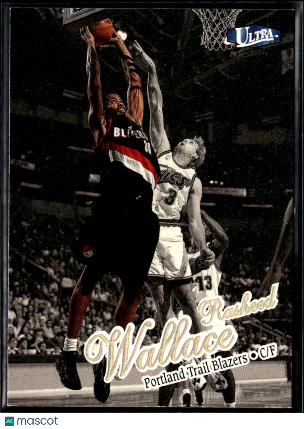 Rasheed Wallace 1997-98 Fleer Ultra Gold Medallion Portland Trail Blazers