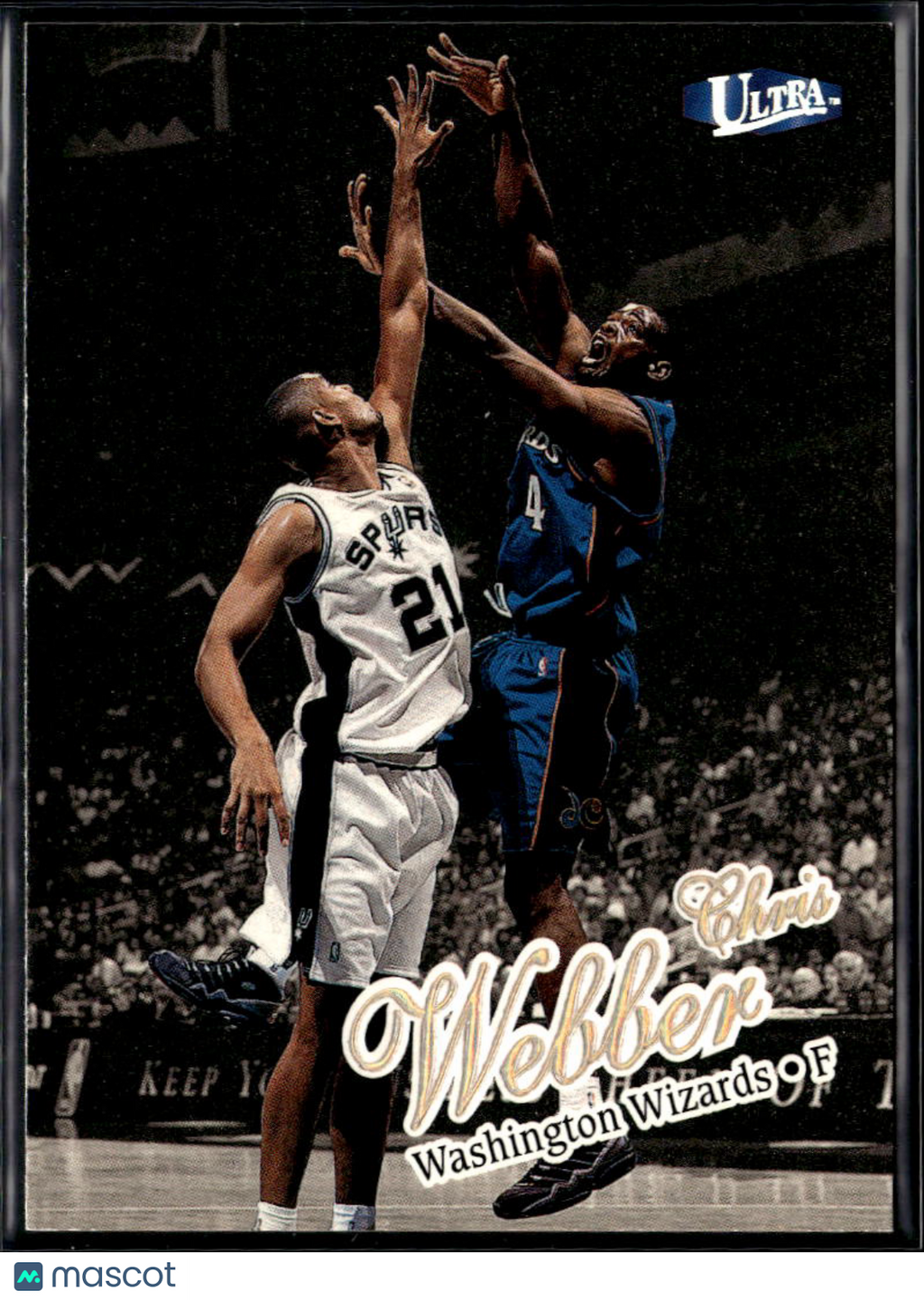 Chris Webber 1997-98 Fleer Ultra Gold Medallion Edition Washington Wizards