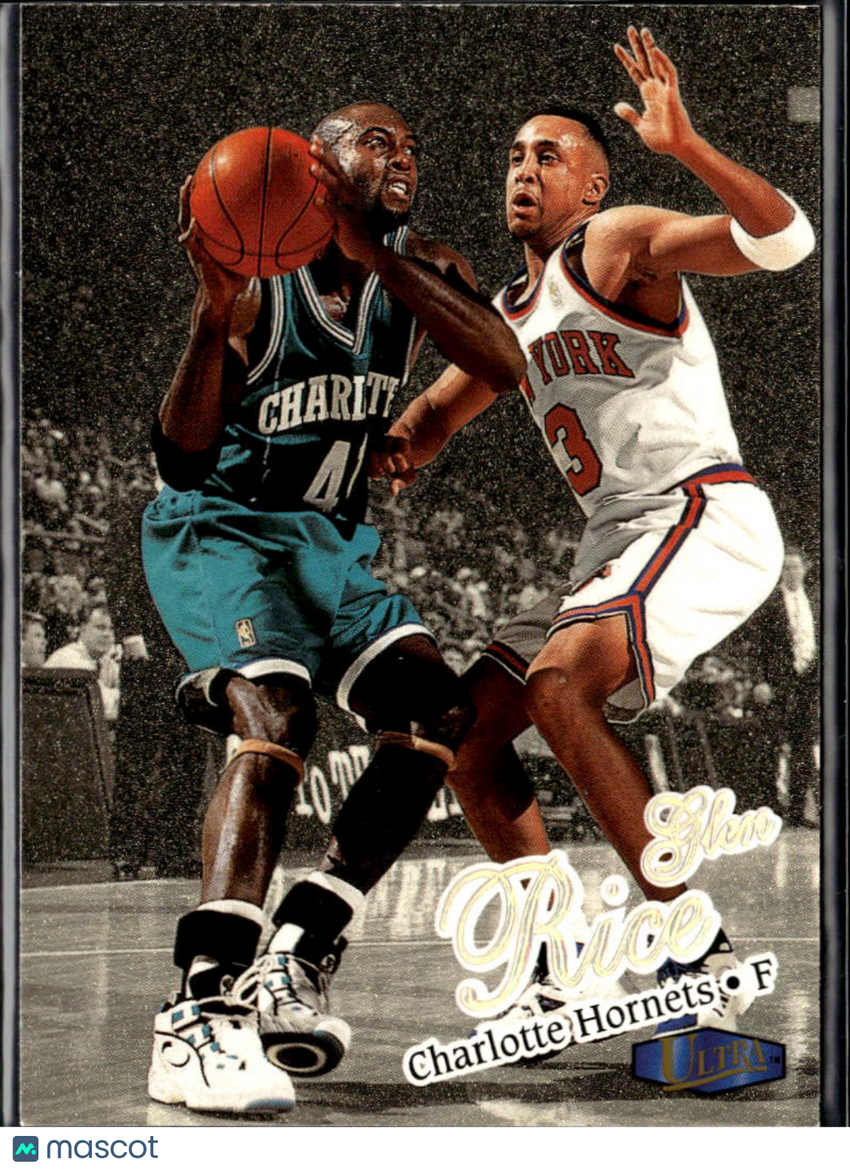 Glen Rice 1997-98 Fleer Ultra Gold Medallion Charlotte Hornets