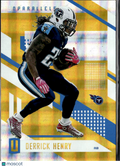 Derrick Henry 2017 Unparalleled Yellow Small Hyperplaid /199 Tennessee Titans