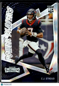 C.J. Stroud 2023 Contenders Holo Power Players RC Houston Texans
