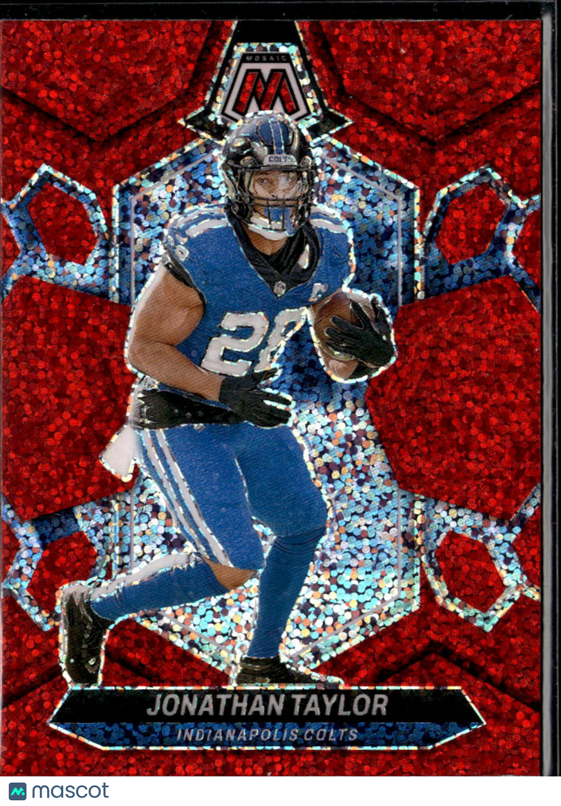 Jonathan Taylor 2024  Mosaic Red Sparkle Prizm SSP Indianapolis Colts