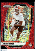 Jamari Thrash 2024 Panini Prizm RC Red Sparkle Cleveland Browns