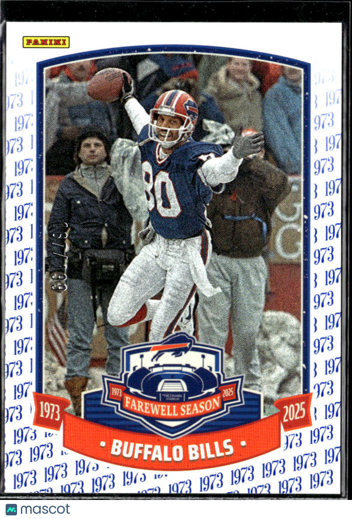 James Lofton 2025 Panini '73 Farewell Season 167/199 Buffalo Bills