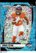 Audric Estime 2024 Prizm Blue Sprakle Rookie RC 93/96 Denver Broncos