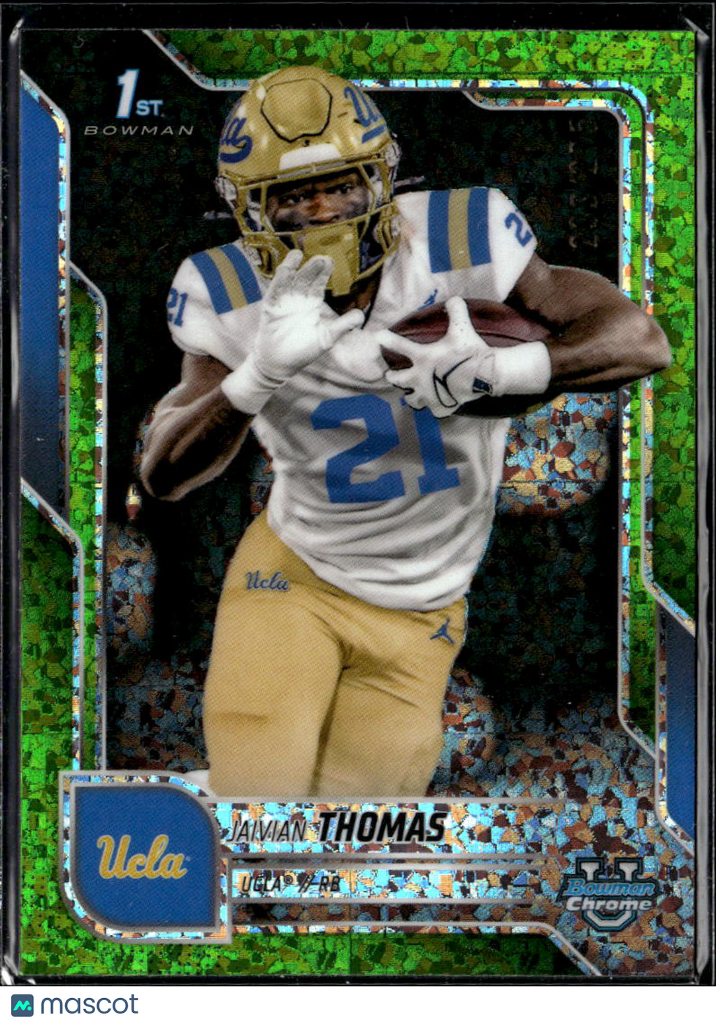 Jaivian Thomas 2025 Bowman Chrome 1st Lime Green 233/275 UCLA Bruins