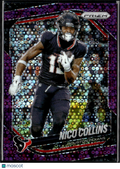 Nico Collins 2025 Prizm Purple Disco Prizm 33/75 Houston Texans