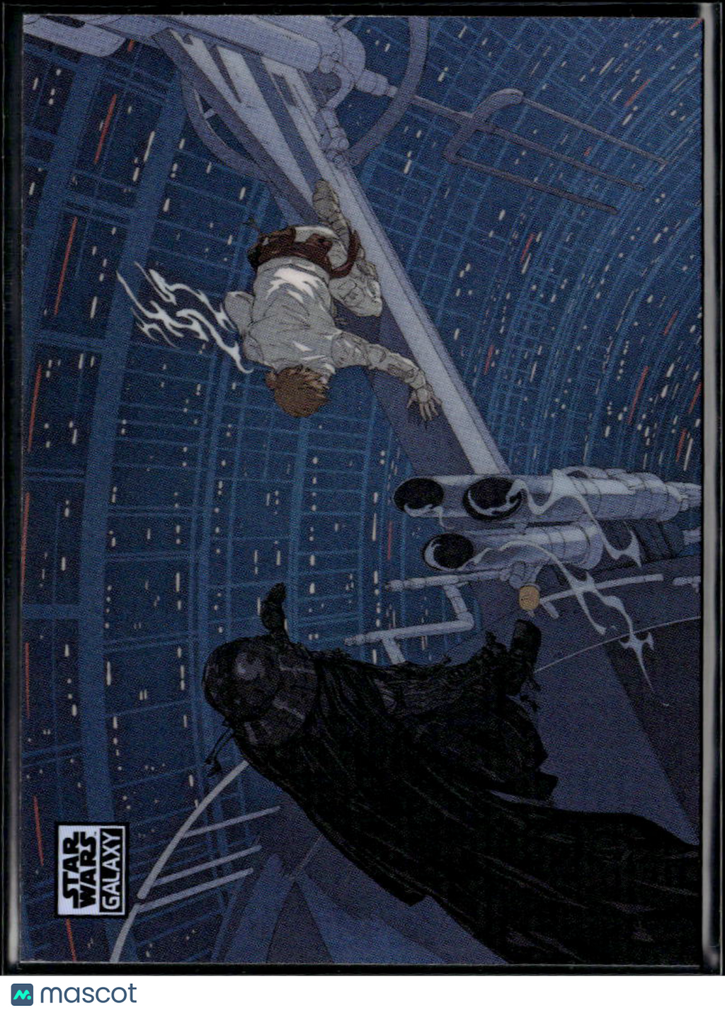 Vader Cuts Off Luke Skywalker's Hand 2026 Star Wars Galaxy Refractor #CLOUD-13