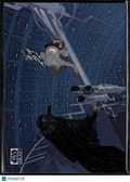 Vader Cuts Off Luke Skywalker's Hand 2026 Star Wars Galaxy Refractor #CLOUD-13