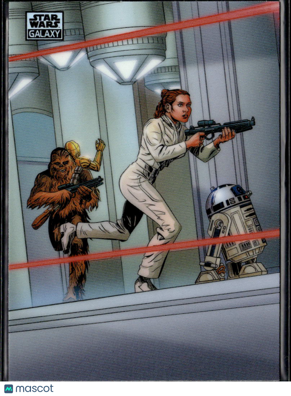Cloud City Escape 2026 Topps Star Wars Galaxy Refractor #24