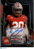 James Peoples 2025 Bowman Chrome 1st Auto Autograph RC Ohio State Buckeyes