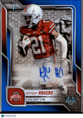 Anthony Rogers 2025 Bowman Chrome 1st Auto Autograph /150 Ohio State Buckeyes