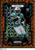 De'Von Achane 2023 Prizm RC Orange Lazer Miami Dolphins
