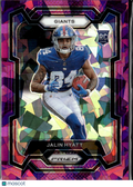 Jalin Hyatt 2023 Prizm Purple Ice Rookie RC /225 New York Giants